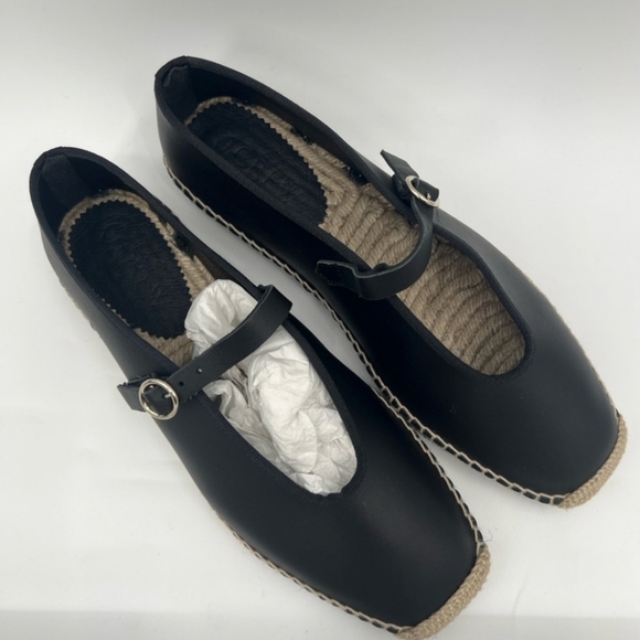 J crew Made-in-Spain Mary Jane espadrilles in leather - Picture 2 of 6